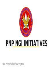 PNP Ngi Initiatives: NGI .